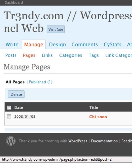 Specifiche pagine WordPress con relativo Header (immagine) variabile