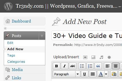30+ Impressionanti Video Guide, Tutorial e Screencast su Wordpress