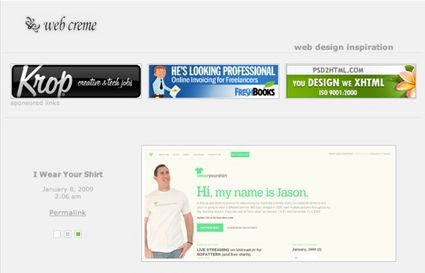 5 siti per ricaricare Design Creatività ed Ispirazione: web creme