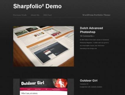 5 Temi WordPress per realizzare la vostra Galleria CSS/Film/Portfolio Style