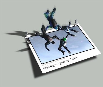10 Spettacolari creazioni fotografiche OOB (Out of Bounds) - Paracadutisti