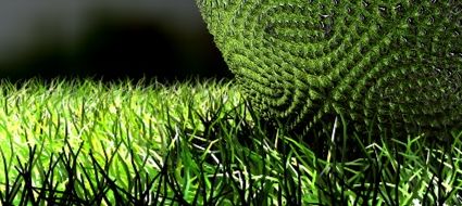 13 Elettrizzanti Sfondi tridimensionali 3D per Desktop - Alien Golf Ball