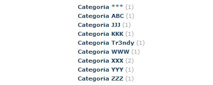 Lista Categorie in orizzontale per WordPress manipolando wp_list_categories