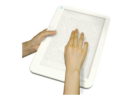 Ebook Reader in Braille per i non vedenti