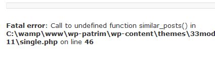 Gestire gli errori di chiamata dei plugin WordPress undefined function