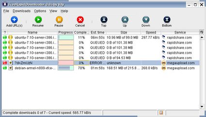 5 Ottimi Download Manager per scaricare file da Rapidshare - FreeRapid