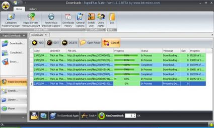 5 Ottimi Download Manager per scaricare file da Rapidshare - RapidBit