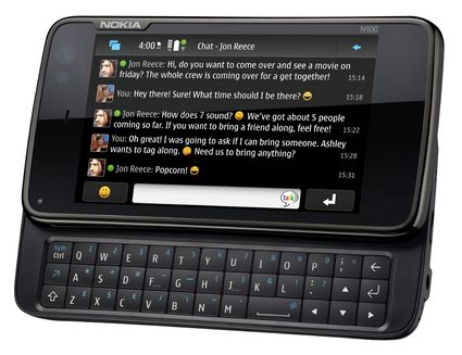 Nokia N900 Linux Maemo tutto quello che c'è da sapere - Foto della chat in azione