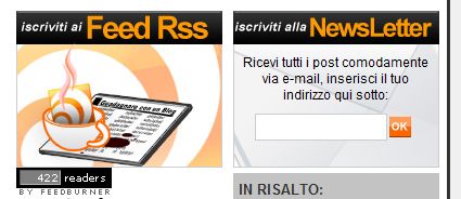 Mettere in evidenza il proprio Feed RSS con icone ben posizionate e plugin WordPress - Guadagnare con un Blog