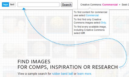 Ricerca di immagini e fotografie Creative Commons su Flickr con i filtri di Compfight