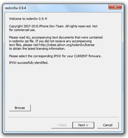 Jailbreak iPhone e iPod Touch Firmware 3.1.3 con Redsn0w 0.9.4: guida e download software