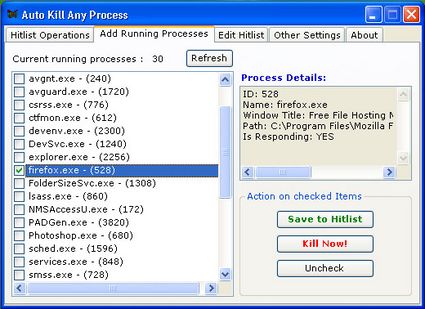 Windows: Terminare processi di sistema multipli, automaticamente in un click