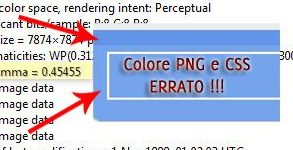 Colore PNG e CSS differente su browser e Photoshop: ecco come risolvere