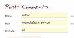 67 Esempi di Forms per Commenti del tuo Blog