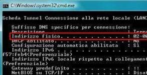 Come individuare il MAC Address della propria scheda di rete