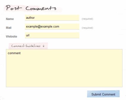 Idee per Form dei Commenti per il vostro Blog