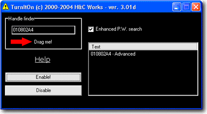 TurnItOn Abilita e Disabilita Pulsanti Bottoni e Checkbox di Software Disabilitati