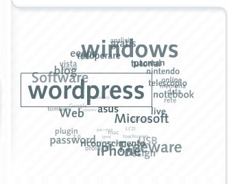 Nuvola Tag Cloud animata e dinamica realizzata interamente in FLASH