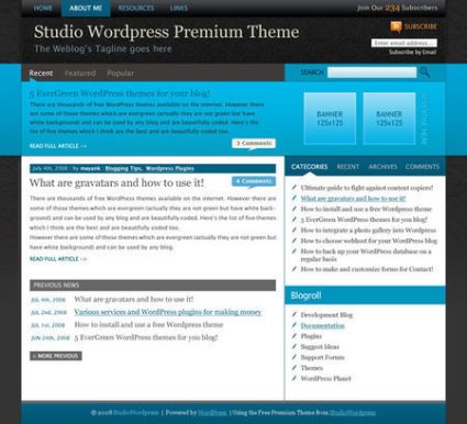 30 nuovi Temi WordPress di Altissima Qualità ed Efficacia Free