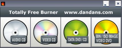 Totally Free Burner freeware per Masterizzare CD e DVD