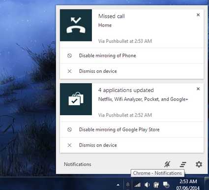 Notifiche Android sul tuo PC Desktop